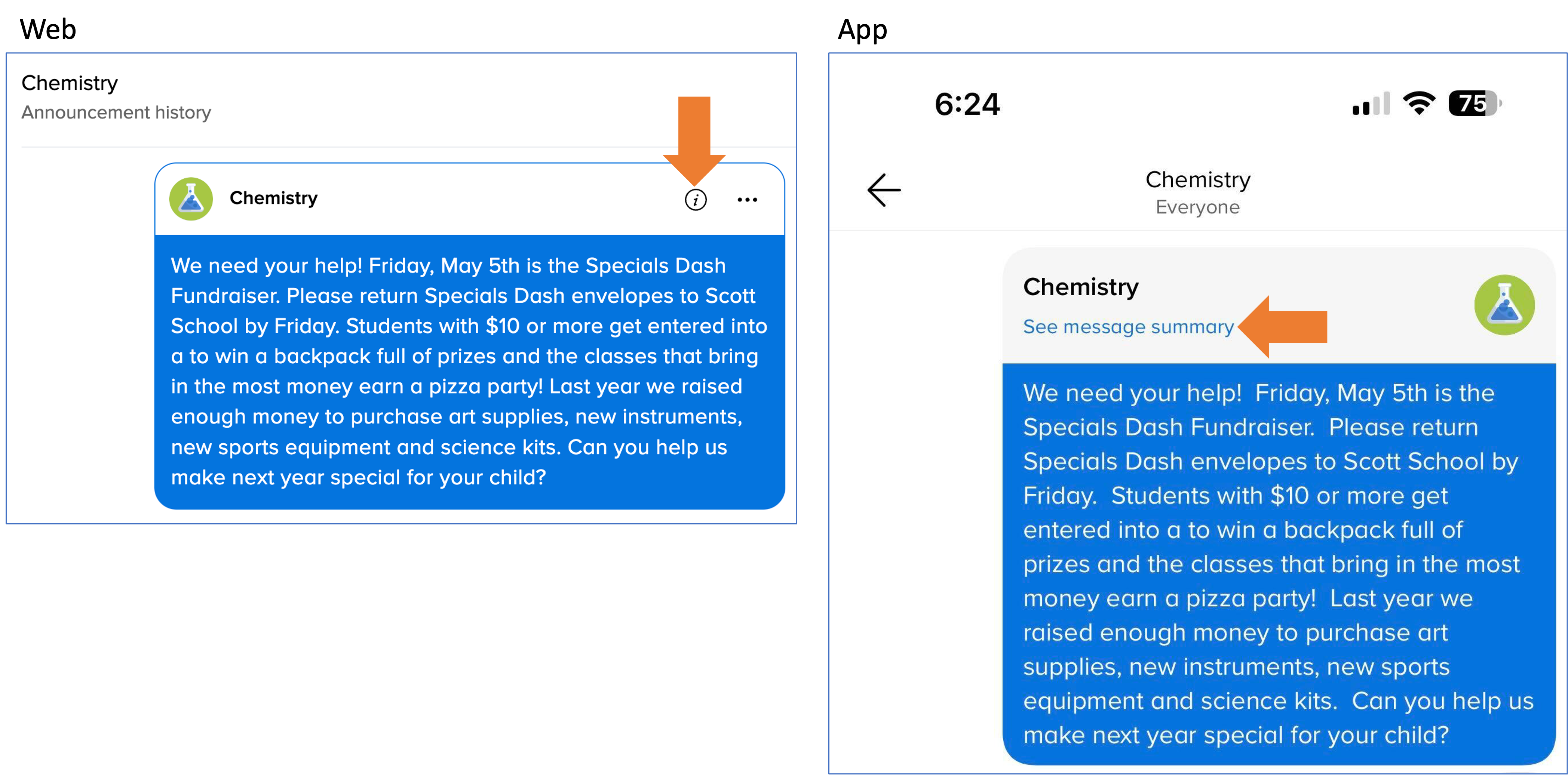 Web and app message summary.png