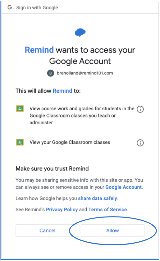 How do I connect Google Classroom to Remind? – Help Center