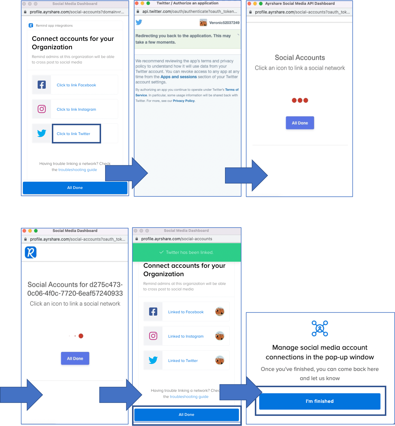 Instagram Linking - Ayrshare Docs